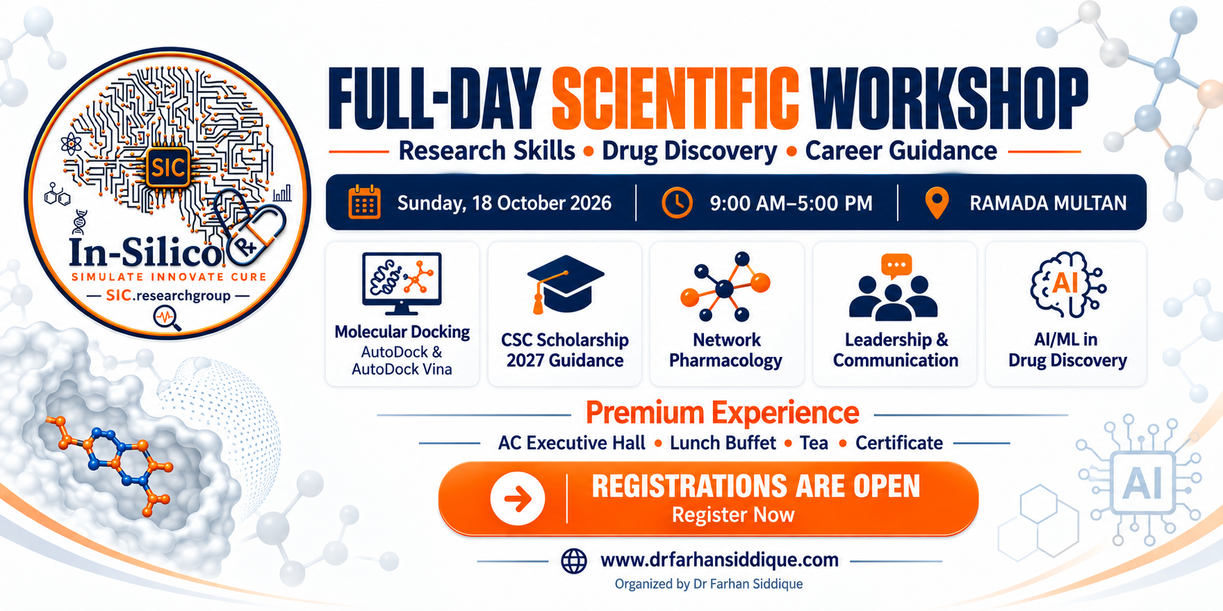 Live Full-Day Scientific Workshop at Ramada Multan | 18 October 2026